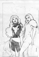 Georges Jeanty - White Queen and Phoenix Comic Art
